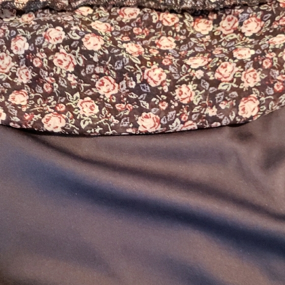 LC Lauren Conrad Purple Floral Dress - Picture 7 of 7